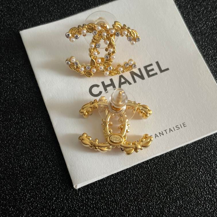 Pearl Letter Earrings