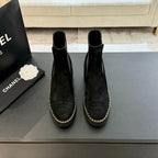 Black Suede Ankle Boots