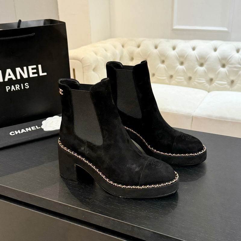 Black Suede Ankle Boots