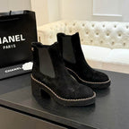 Black Suede Ankle Boots