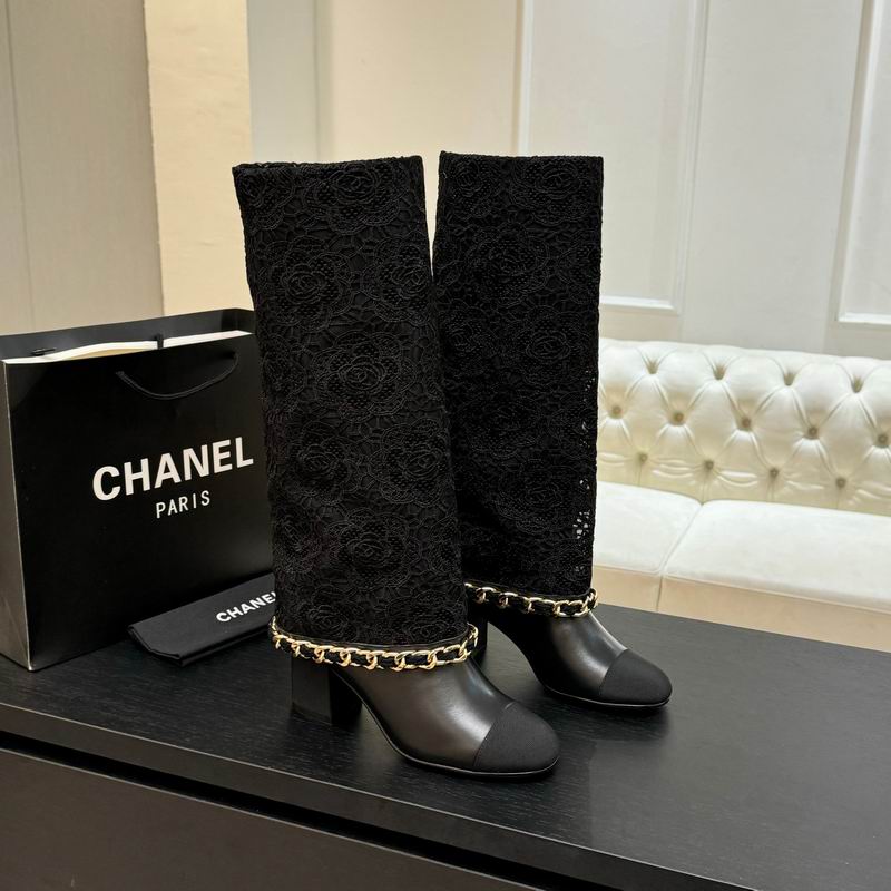 Black Mid-Calf Boots