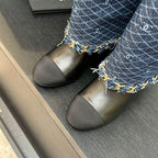 Denim Mid-Calf Boots