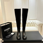 Black Suede  Boots