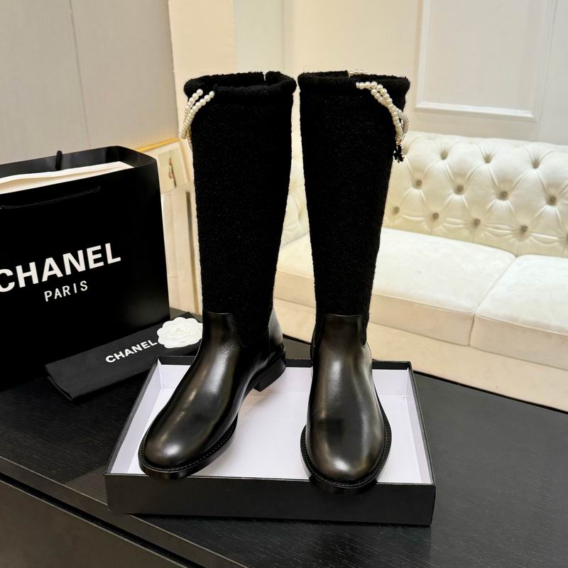 Leather Mid-Calf Boots