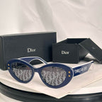Oval Acetate Monogram Sunglasses