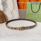 Slim Belt with Metal Buckle