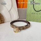 Slim Belt with Metal Buckle