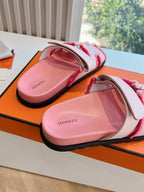 Leather Summer Slides