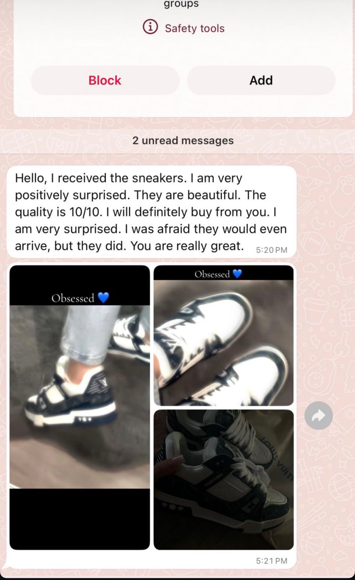 Customer photo