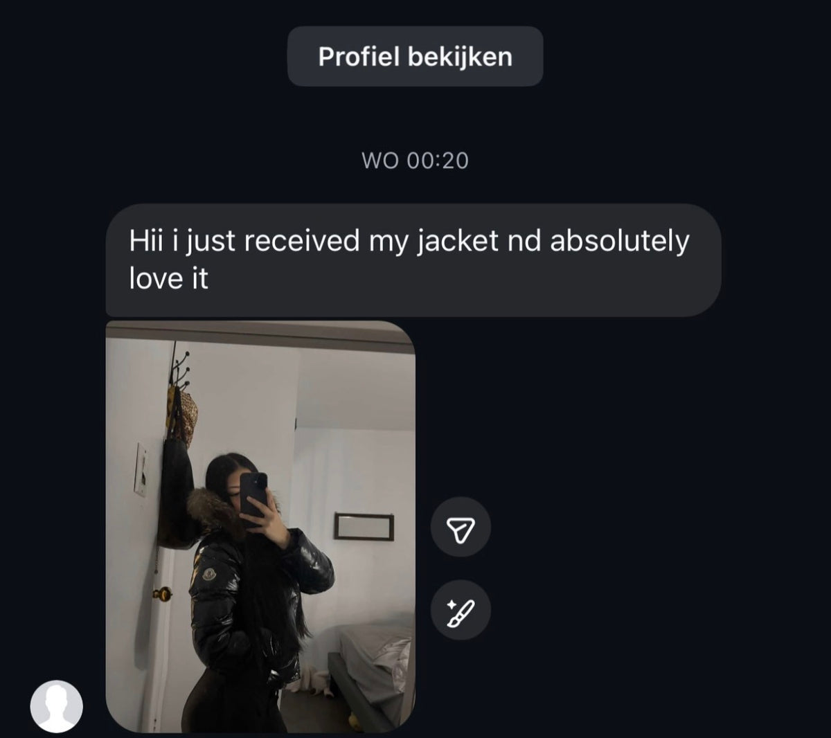 Customer photo