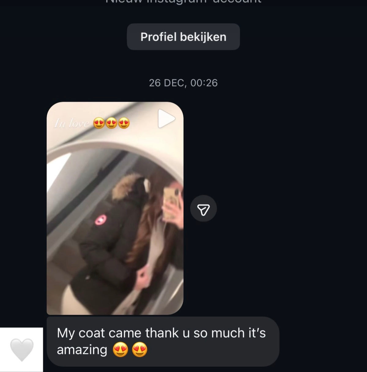 Customer photo
