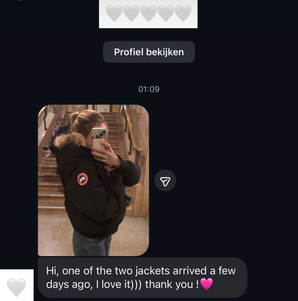 Customer photo