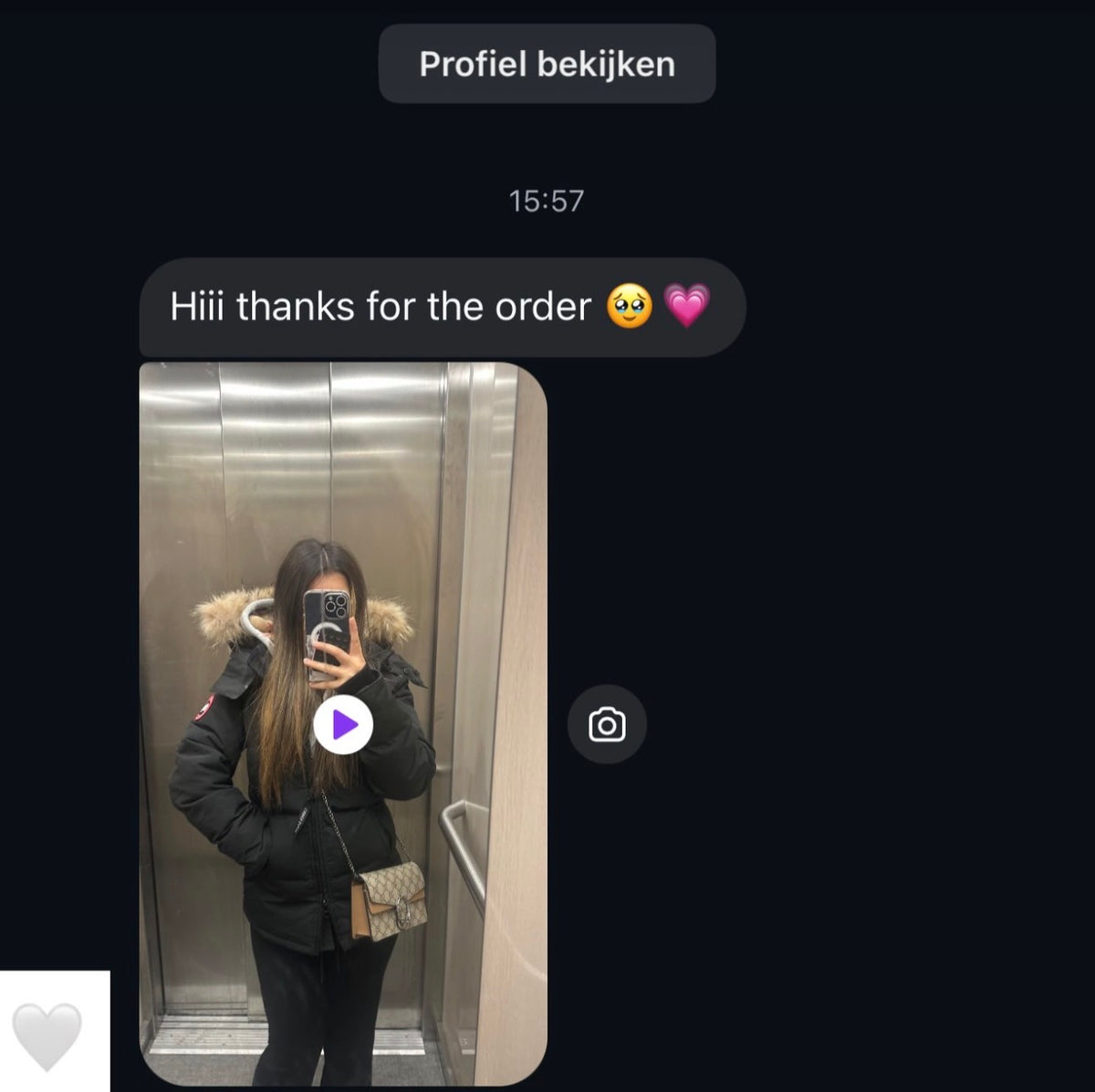 Customer photo