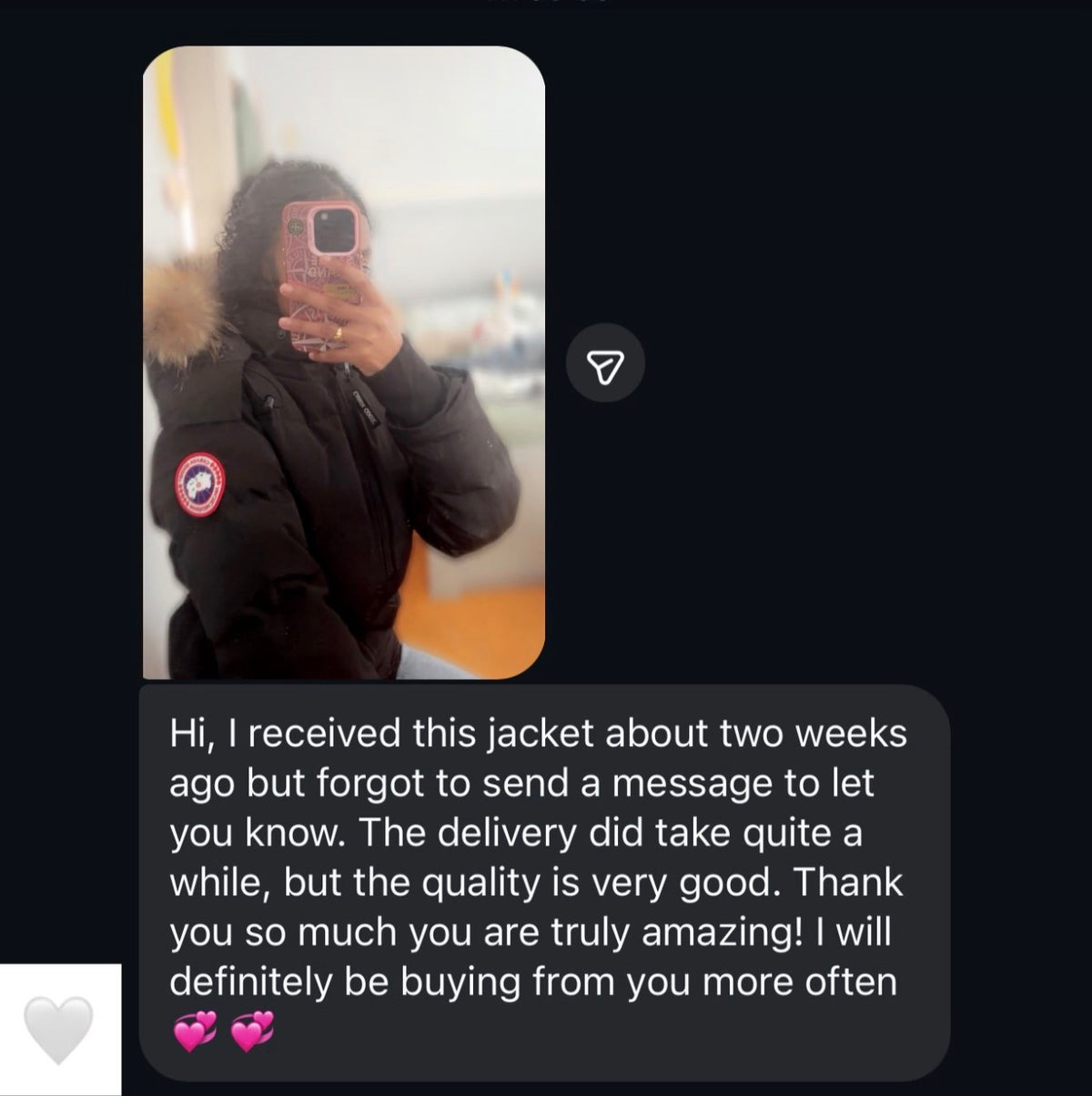 Customer photo