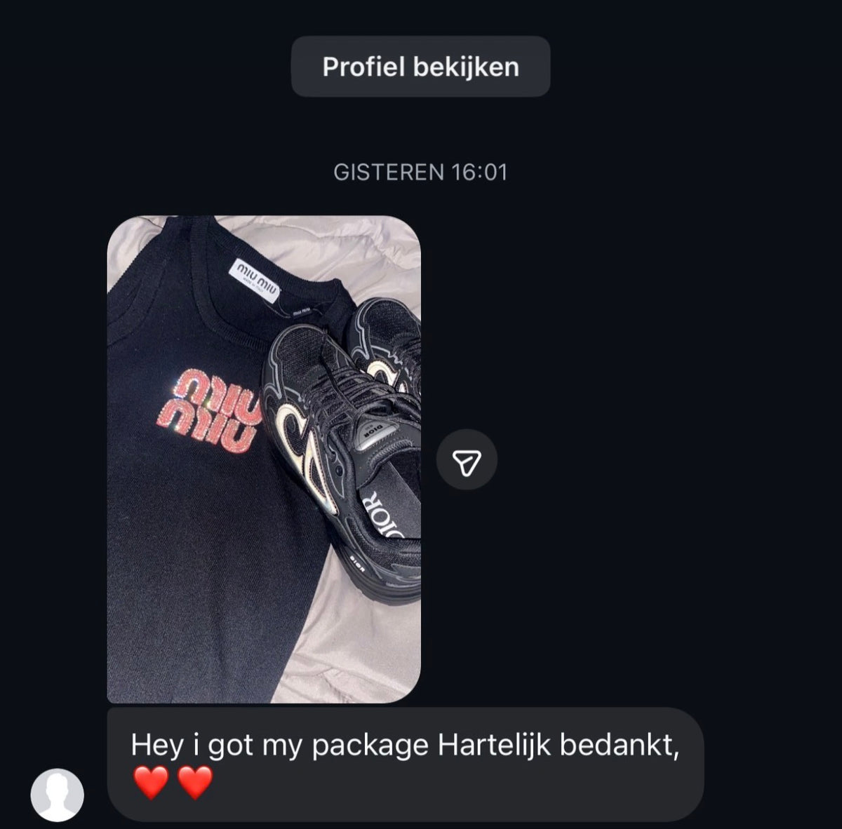 Customer photo