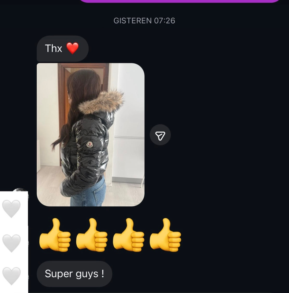 Customer photo