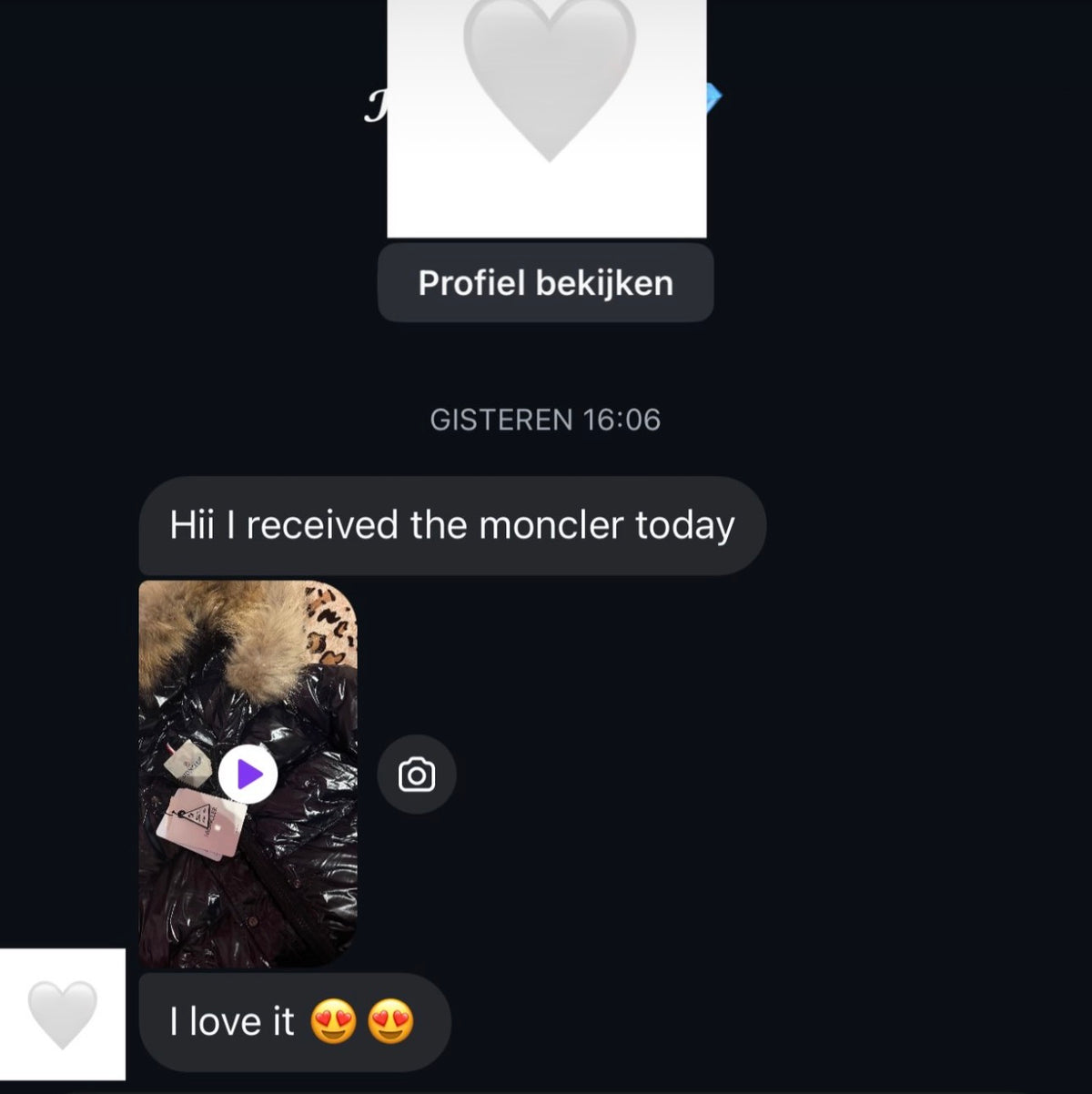 Customer photo