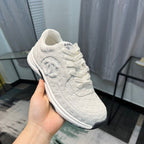 Premium suede and mesh sneakers