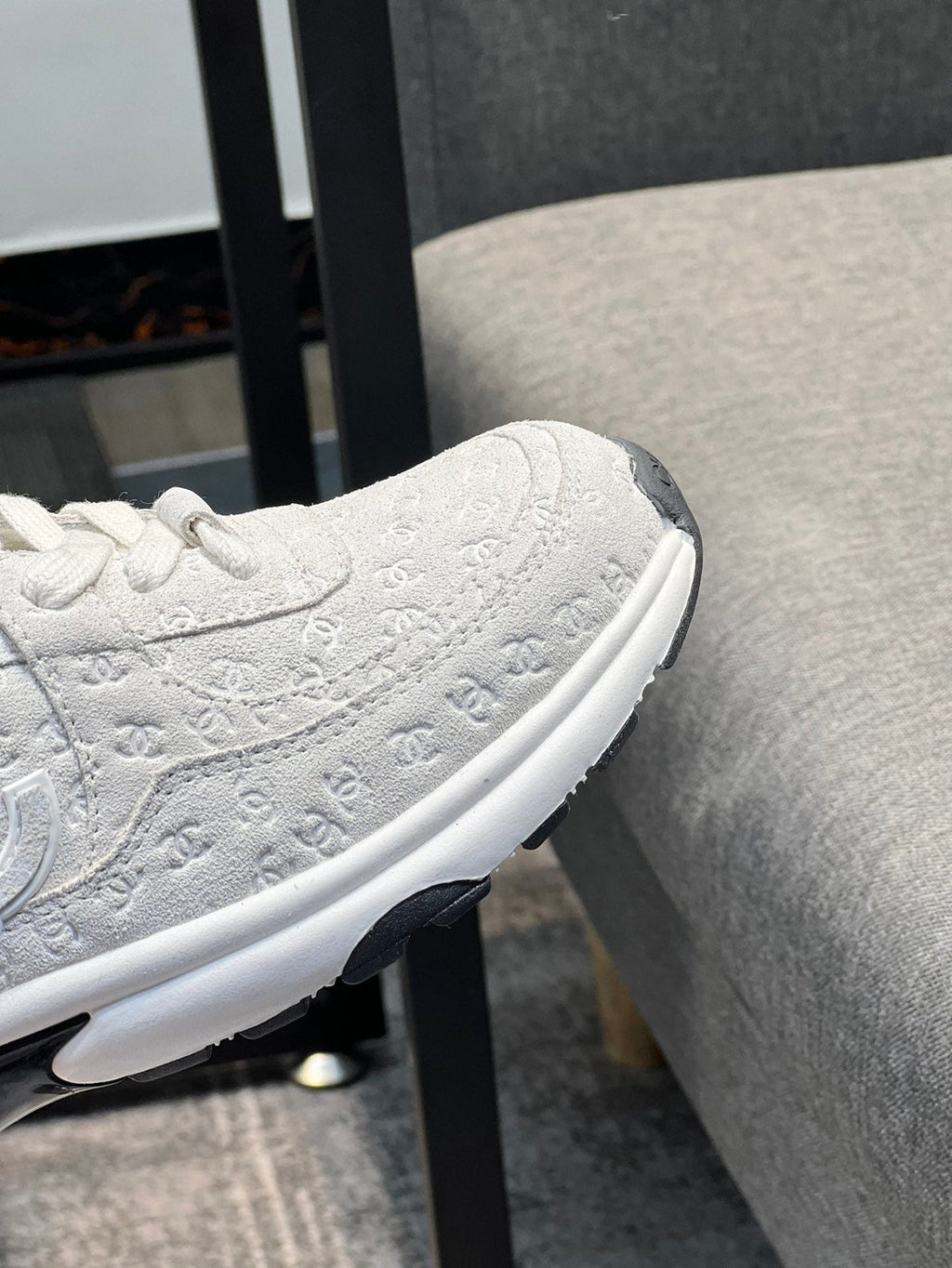Premium suede and mesh sneakers