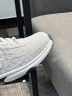 Premium suede and mesh sneakers