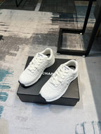 Premium suede and mesh sneakers