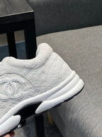 Premium suede and mesh sneakers