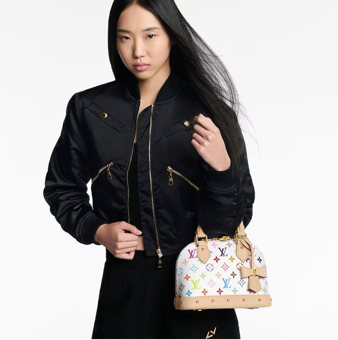 Alma BB Monogram Multicolor White