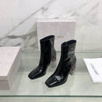 Patent Ankle Boots