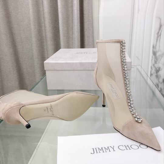 Women’s Nude Mesh Ankle Boots