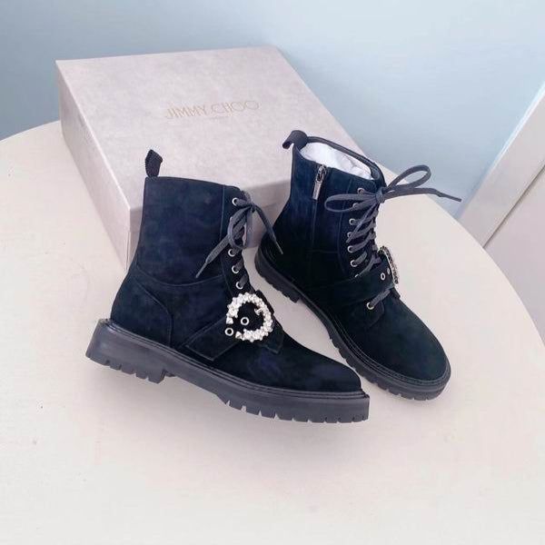 Women’s Black Suede Combat Boots