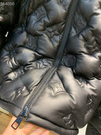 Luxury Black Puffer Jacket