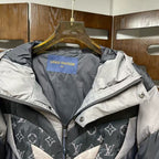 Geometric Down Jacket