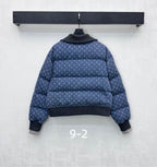 Blue Monogram Quilted Jacket