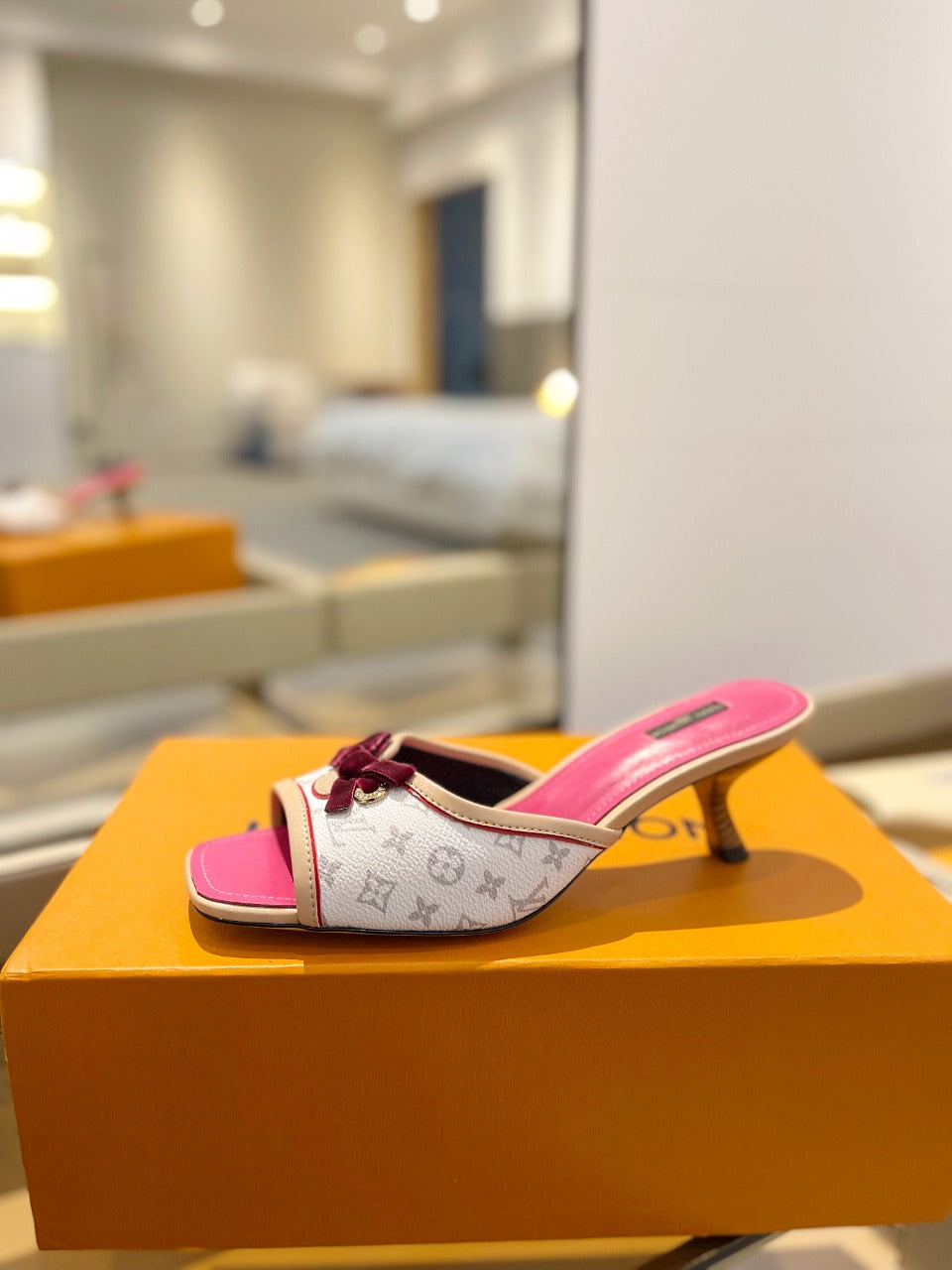 Kitten Heeled Sandals