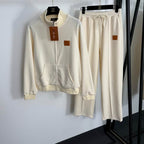 Navy Zip Jacket & Pants Set