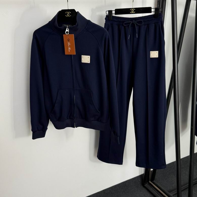 Grey Zip Jacket & Pants Set