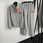 Navy Zip Jacket & Pants Set