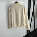 Beige Zip Jacket & Pants Set