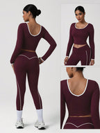 Contrast Trim Sports Set