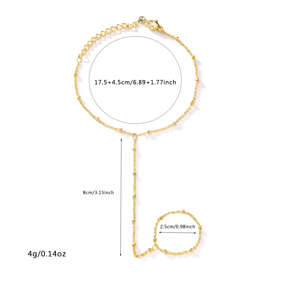 Minimal Hand Bracelet