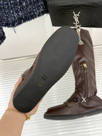 Leather Loafer Boots