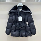 Belted High-Collar Puffer
