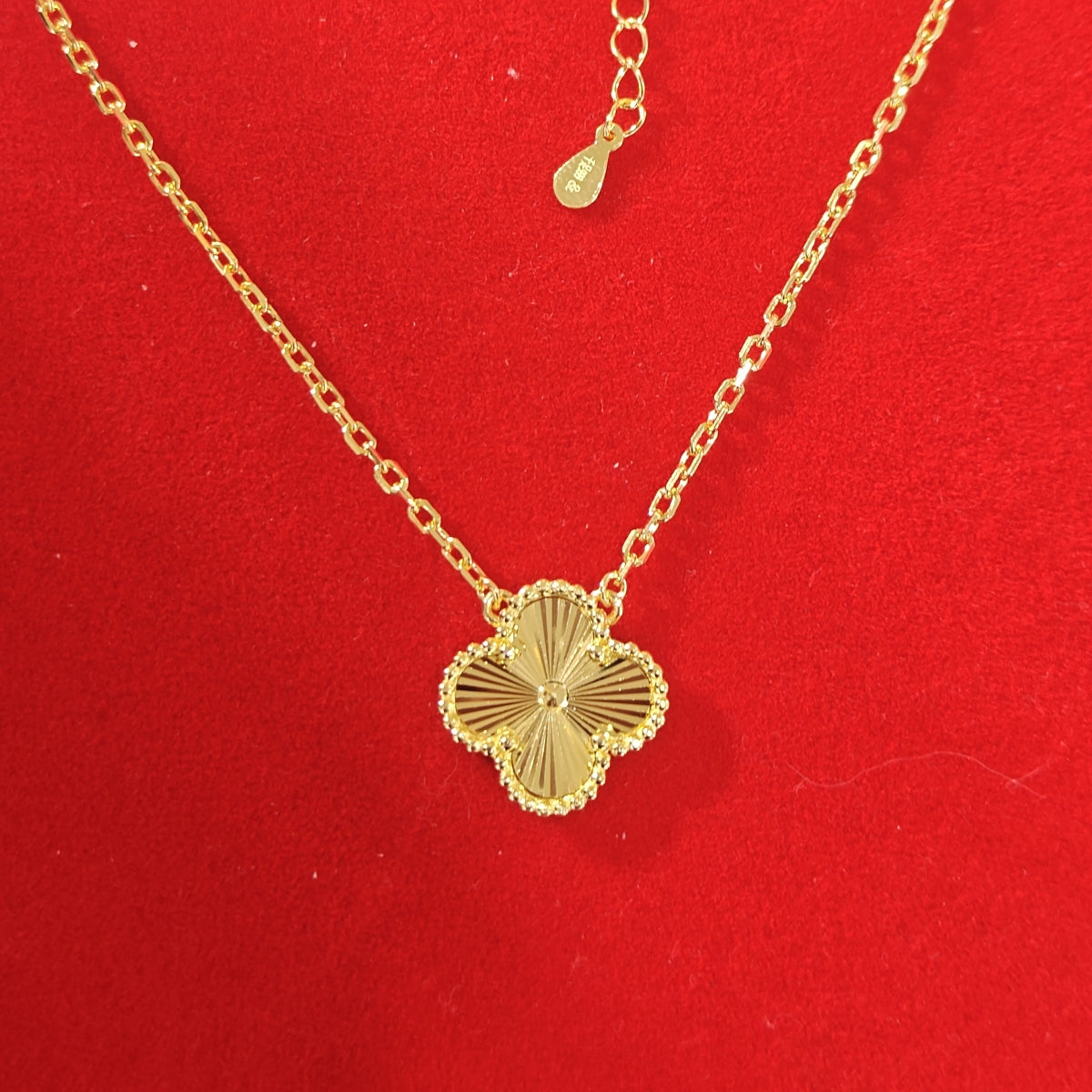 Four-Leaf Pendant Necklace