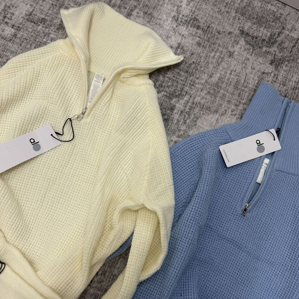 Waffle Knit Hoodie