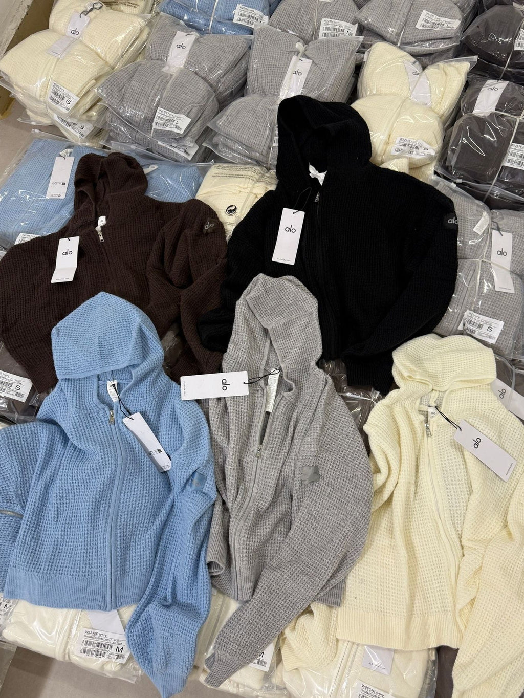 Waffle Knit Hoodie