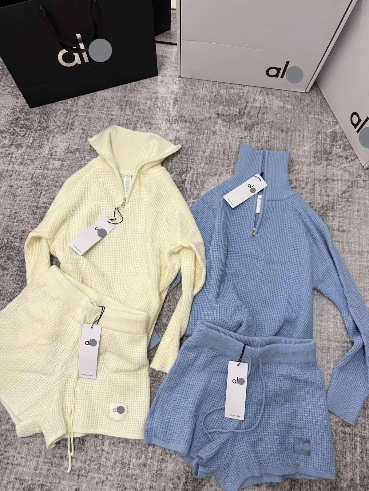Waffle Knit Hoodie