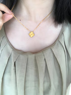 Four-Leaf Pendant Necklace