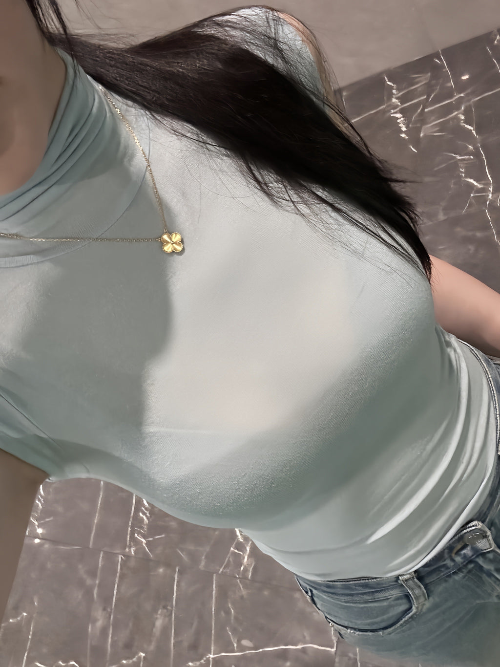 Four-Leaf Pendant Necklace