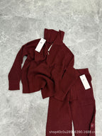 Waffle Knit Hoodie