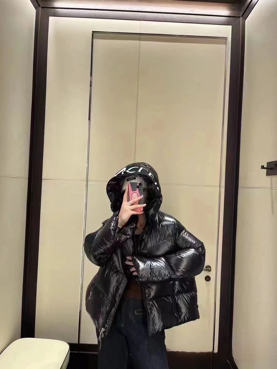Glossy Down Puffer Jacket